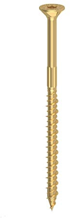 VITI PRO per Strutture Portanti in Legno, TPS TORX 6,0X60mm, Zincato Giallo, 40 pezzi