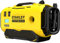 Stanley Inflador de Aire V20 Li-Ion 18V, 3 Power Supply Sources (AC for 230V and DC for 12V/18V), Digital Pressure Adjustment, Auto Shut-off, Yellow, Portable Air Compressor
