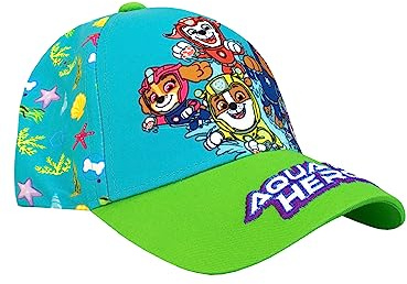 Paw Patrol Gorra de béisbol para niños Aqua Pups Gorra para niños o niñas Multicolor Talla única