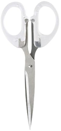 Tijeras de Pl¨¢stico tijeras de papel Exquisito Tacto Mate, C¨®modo, Transparente, Tijeras de Tela para Estudiantes para el Hogar tijeras para cortar tela y papel Scheren