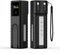 Sikai Silikonhülle für Cuktech 10 Powerbank, 2mm Dicke Stoßfeste und Sturzsichere Silikonhülle mit Oleophobe Beschichtung, fasst 2*Simkarten/1*SIM Karte Nadel/1*Original Ladekabel (Schwarz)