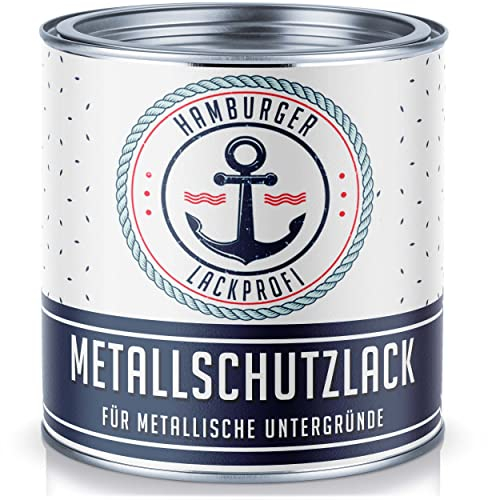 Hamburger Lack-Profi Barniz protector de metal verde brillante verde musgo RAL 6005 pintura protectora para metal, pintura metálica (2,5 L)