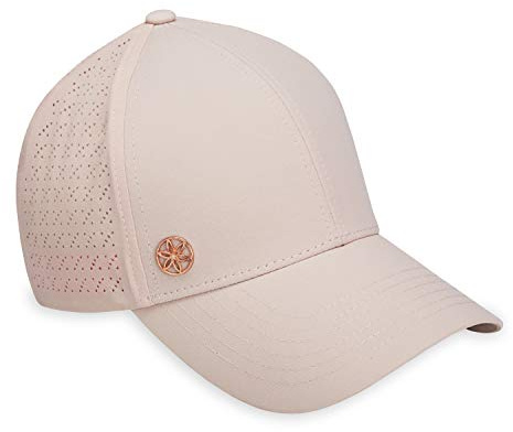 Gaiam Pink Baseball Cap for Women - Cruiser Breathable Nova Design, Lightweight Women's Ball Cap for Long Workouts & Running, Easily Adjustable Trendy Women's Hat with Ponytail Holder, Blush