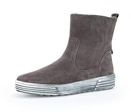 Gabor Damen Klassische Stiefeletten, Frauen Boots,Wechselfußbett,Best Fitting,Lammfell,Warmfutter,Pepper,39 EU / 6 UK