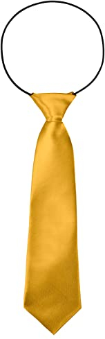 BomGuard Krawatte Kind Kleinkind - Jungs Mädchen Schlips,gelb