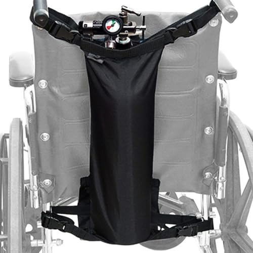 Support De Bouteille D'oxygène Pour Chaise Roulante - Sac Pour Bouteilles De Charge Lourde, Sac De Transport Bouteilles Réutilisable | Porte Bouteille D'oxygène Pour Sac À Dos Walker, Porte-Bouteille