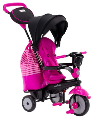 smarTrike 650–0600 4 en 1 Tricycle Enfant Véhicule, Rose