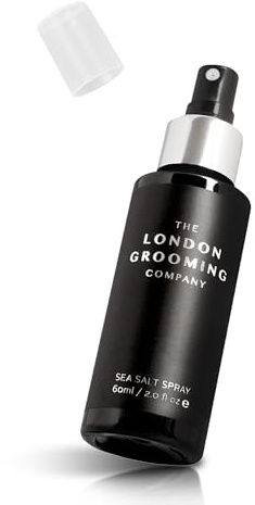 The London Grooming Company Sea Salt Spray For Hair for Men | Firm All-Day Hold & Easy To Wash Out | Seasalt Spray Hair | 60ml (2.0 Fl Oz)