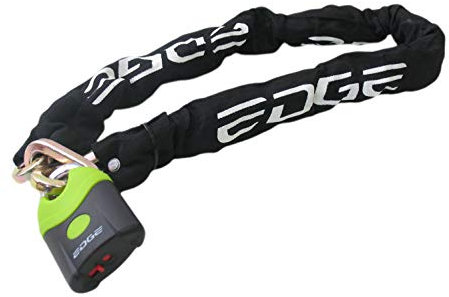 Kettenschloss Edge Scooty Art 4, Stark Kettenschloss für Roller, Moped und Motorrad (1200 MM)