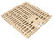 Jardibric - Grille de Regard d'Évacuation des Eaux Pluviales (38 x 38 cm pour Regard de 40 x 40 cm) - Garantissez Un Écoulement Efficace des Eaux Pluviales avec Cette Grille Robuste et Durable