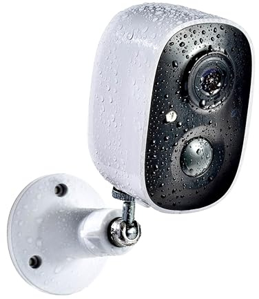 GMK Security Camera Wireless Outdoor, 2K Color Night Vision AI Motion Detection 2-Way Talk Battery Powered WiFi Home Indoor Camera IP65 Weatherproof Webcams Spotlight Siren Alarm Cloud/SD Storage