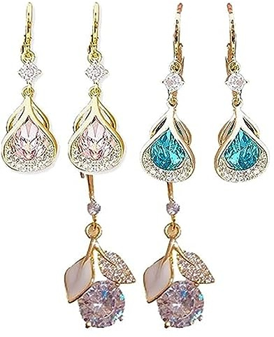Magnetic Therapy Earrings,Lymphatic Germanium Earrings for Women (Mixed)