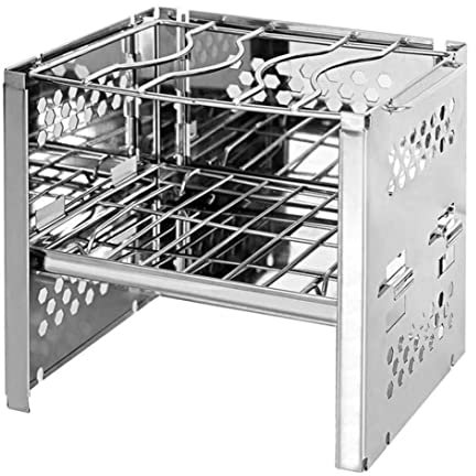Camping Grill Träkol Vikbar BBQ Grill Bärbar Kolgrill Rostfri Vikbar Kol Camping Grill Ugn Campinggrill Picknickgrill