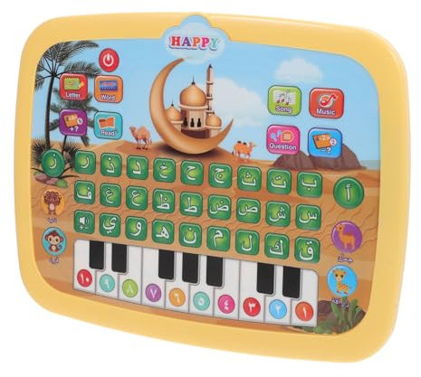 YARNOW Interactive Boy Girl Learning Tablet Arabic Alphabet Educational Toy Pad for Boys and Girls