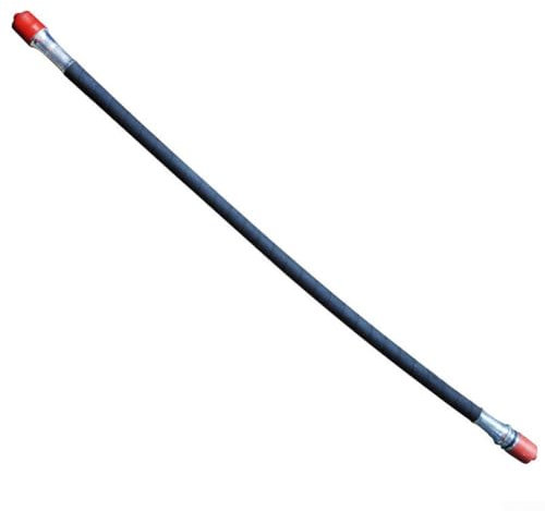 wenyouya Arbre d'entraînement flexible de 88,9 cm avec construction en caoutchouc métallique pour sac à dos, tondeuse à gazon, débroussailleuse, débroussailleuse, extrémités de 29 mm (tige flexible)