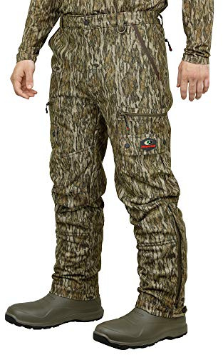Mossy Oak Sherpa 2.0 Fleece Lined Camo Hunting Pants for Men, Hunting Clothes, Large, Bottomland