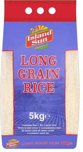 Island Sun Long Grain Rice, 5 Kg (Pack of 1)