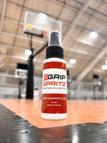 Grip Spritz - Spray antidérapant pour Chaussures de Basket-Ball - Améliore la Traction et l'adhérence - Rajeunit et Prolonge la durée de Vie des Baskets