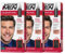 Just For Men Colorante In Gel, Tinta Semipermanente Per Capelli Uomo, Senza Ammoniaca, Con Cheratina E Vitamina E Per Capelli Forti, Colore Castano Scuro, H45 (3 Pack)