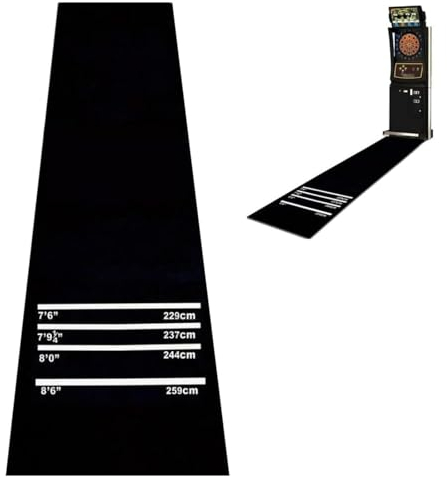Dart Mat Throw/Toe Line Floor Marker Professional Rubber Darts Mat for Home Pub Party (118 x 23.6in)