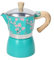 Tognana Japan Collection, Caffettiera 3 tazze, alluminio, verde acqua
