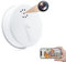 sakalaka Wifi Spy Hidden Camera Smoke Detector, 1080P HD Wireless Video Camera Loop Recording, Motion Detection, Night Vision, Live Viewing, APP Remote Control, Indoor Home Security Nanny Cam