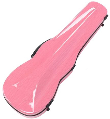 CHICIRIS Étui à Violon en Fibre de Carbone, Intérieur Léger et Velours Doux, Conception Ergonomique, Violons Faciles à Transporter avec 2 Sangles et Hygromètre
