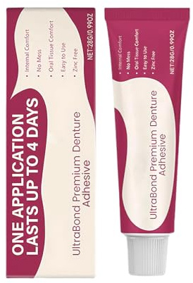 Adhesivo Para Prótesis Dentales | Productos Termoplásticos Portátiles Para El Cuidado De Los Dientes | Crema Adhesiva Selladora Para Dentaduras | Para Viajes, Citas, Vacaciones Y Fiestas