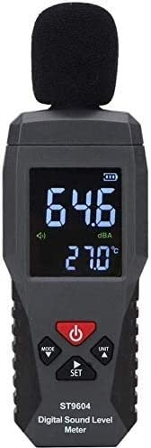 IUBGFTO Sonomètre Enregistreur de Sonomètre, Enregistreur de Sonomètre 30-130dB Mesure du Bruit Sonomètre Numérique Sonomètre Détection du Son