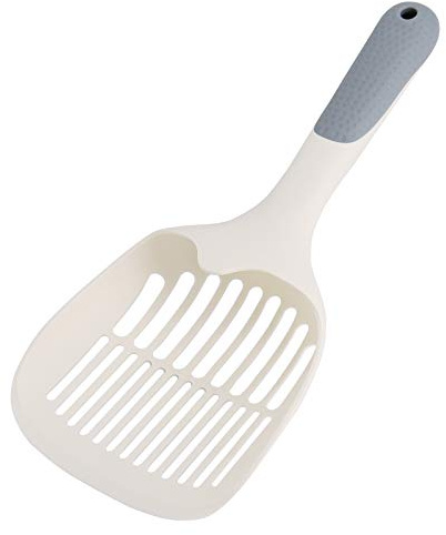 HONZUEN Plastic Cat Litter Scoop, Cat Poop Scoop with Non-slip Handle Easy to Clean Litter Tray Scoop Litter Scooper for Cats, Durable Kitty Litter Scoop Cat Litter Shovel for Cat Sand Toilet Cleaning