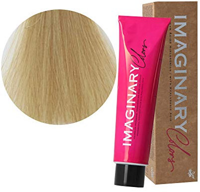 The Imaginary Colors | Coloración Permanente Vegana con Ácido Hialurónico | Cobertura 100% | Color Natural 9-0 Rubio muy Claro Natural - 100 ml