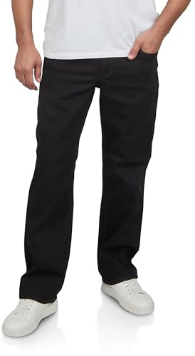 MUSTANG herrjeans byxor stil Big Sur, Denim svart (4000-940), 33W / 34L