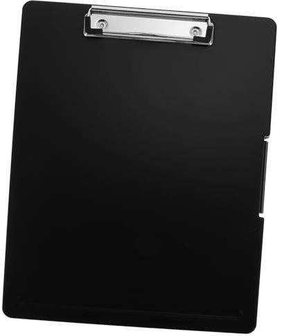 Pince à Lime en Plastique Porte-documents A4 Pliable Noir | Stockage de Documents, Dossier de Fichiers de Documents, Chemise Rangement Document, Dossier de Fichiers
