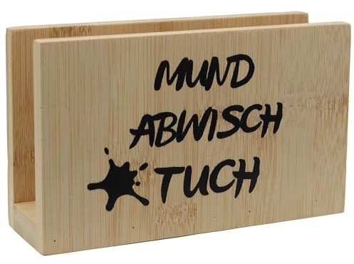 Serviettenhalter Bambus Mundabwischtuch