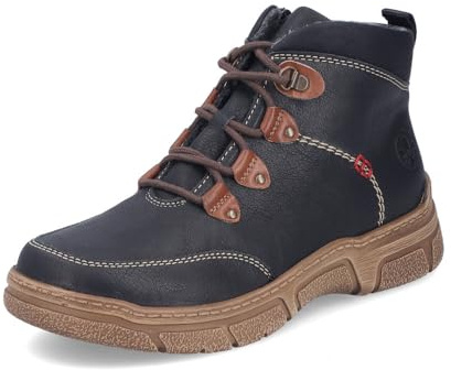 Rieker Stivaletti classici da donna 72313, stivaletti da donna, inserti sciolti, Nero 00., 40 EU Weit
