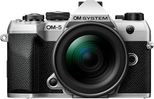 OM SYSTEM OM-5 Mark II Cámara Micro Cuatro Tercios, Incl. Objetivo M.Zuiko Digital ED 12-45mm Pro, Sensor Live Mos de 20 MP, estabilización de Imagen de 5 Ejes, Sellado IP53 contra la Intemperie