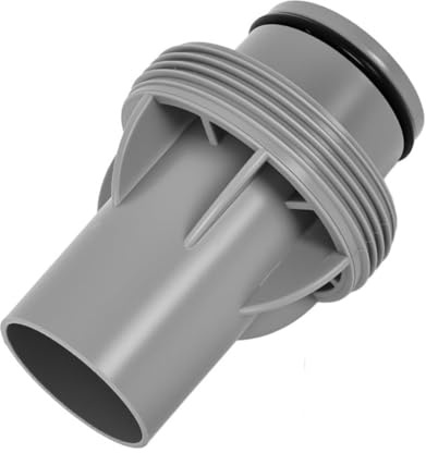 Homeponnew Adattatore per tubo flessibile da 38 mm per pompe a sabbia e filtro a cartuccia per piscina fuori terra, struttura in ABS, raccordo a tenuta stagna compatibile con e modelli (singolo)
