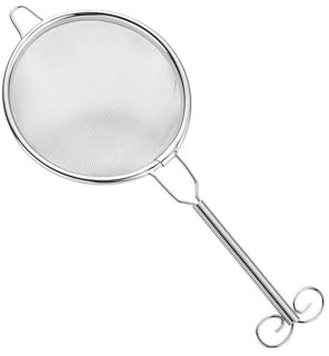 Setaccio Per Farina Da Forno Setaccio for polvere di zucchero a schermo filtrante for cucina domestica(9cm)