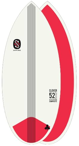 Skimboard SkimOne EPS Epoxy Bambus Clover 52 Rot
