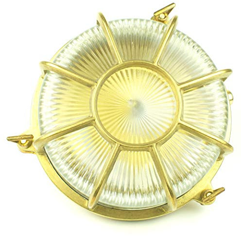 Aplique lámpara náutica en latón