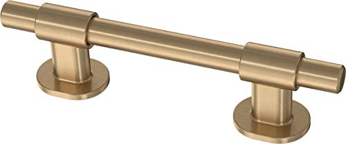Franklin Brass 5 Pack Champagne Bronze Gold Cabinet Handles Adjustable Drawer Pulls for Kitchen Cabinet Knobs Dressers and Cupboards Fits 1-3/8 to 4 Inch (35–102mm) Hole Center | Adjusta-Pull™