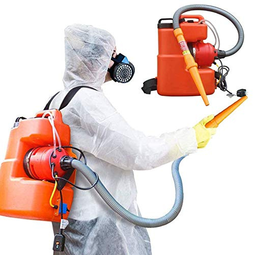 Nebulizzatore Elettrico Per Sanificazione 20 Litri, Nebulizzatore Portatile da Giardino, Macchina per la Disinfezione per Interni, Esterni, Luoghi Pubblici, Ufficio, Igiene Industriale - (Arancione)