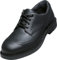 uvex 1 business Halbschuhe, Sicherheitsschuhe mit Stahlkappe, robuster und atmungsaktiver Arbeitsschuhe S3 SRC, Unisex, Schwarz, Größe 42