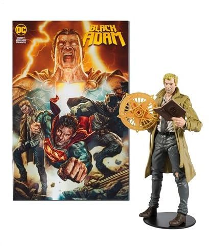 McFarlane Toys, 7 pollici DC Direct Black Adam Constantine Action Figure con 22 parti mobili, da collezione DC Black Adam Comic Figure con personaggi da collezione unici e fumetti – dai 12 anni in su
