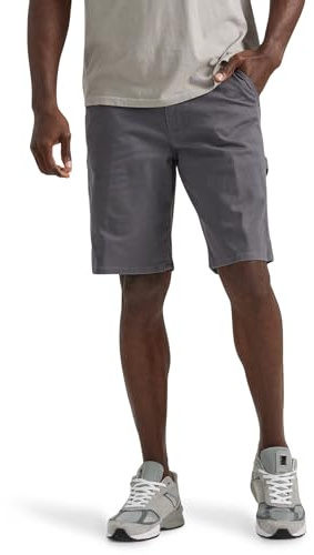 Lee Men's Legendary Workwear Carpenter Short Painters Gray 34