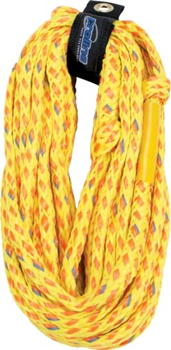 Proline 60ft 4-Person Safety Tube Rope, Yellow/Orange