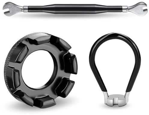 ZUOQIANG Speichenschlüssel Fahrrad, Speichenspanner Fahrrad, Fahrrad Speichen,Geschmiedeter Stahl Nippelspanner, Spoke Wrench,10-15 Universal Fahrradspeichen
