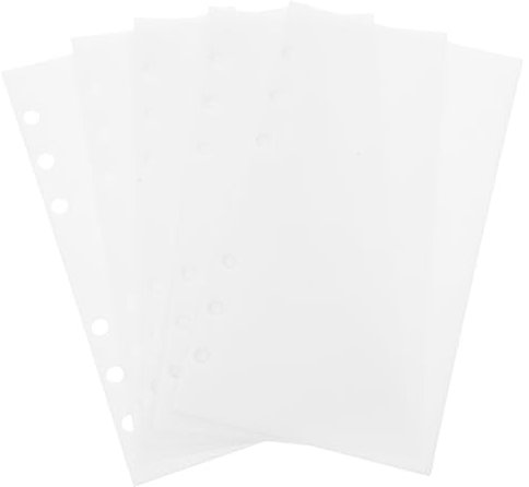 OFFSCH 5stücke Teilige Austauschbare Budgettaschen Tragbare Ordnertaschen Budgetordnereinlagen Aus Robustem Pp-material Für Visitenkarten Und Notizen Wiederverwendbar Für Täglichen