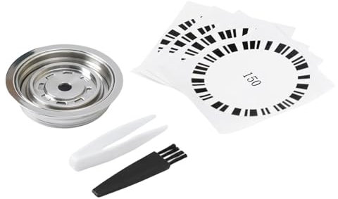 Adaptador de cápsulas de café reutilizable para máquina Vertuo Next para cápsulas de café espresso, cápsulas de café de acero inoxidable