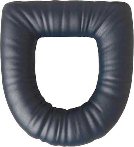 JuanNest PU Alzador WC,Cojín para Silla De Inodoro, Cojín Acolchado WC Asiento Inodoro, Cojín WC para Adultos,Cojín Escaras WC Hemorroides para Pacientes Postoperatorios Y Personas con Discapacidad A